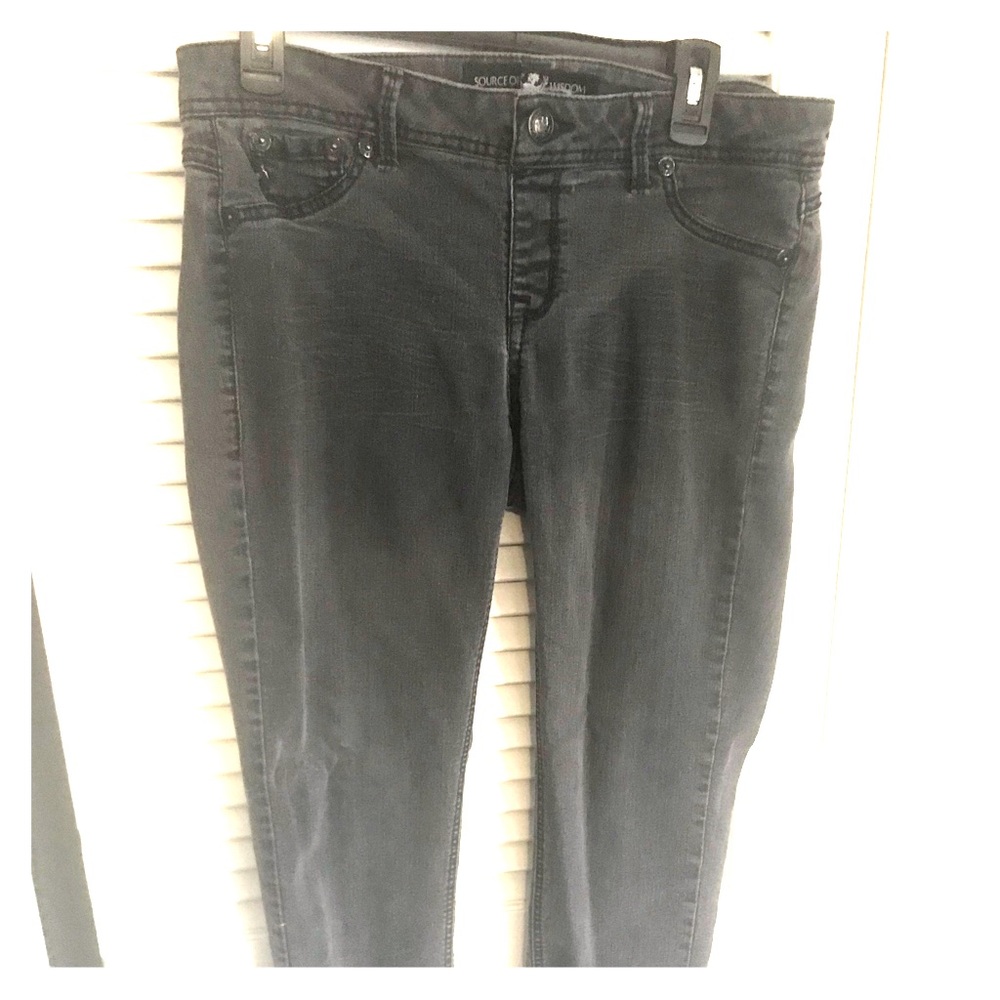 Black/gray jeans